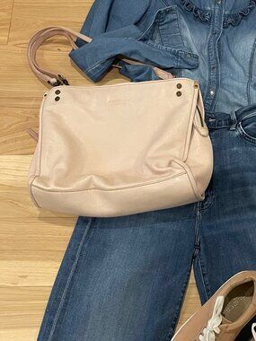 Beautiful Soft Leather Light Blush Pink Bag